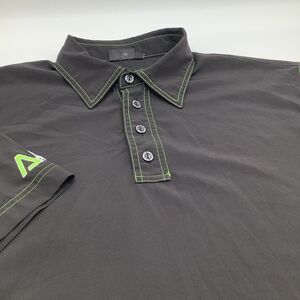 Black Clover Live Lucky Mens Short Sleeve Golf Polo Black Size Large‎